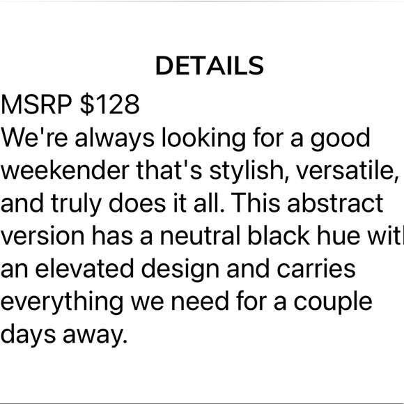 Mali & Lili Abstract Weekender Duffle - Picture 6 of 9